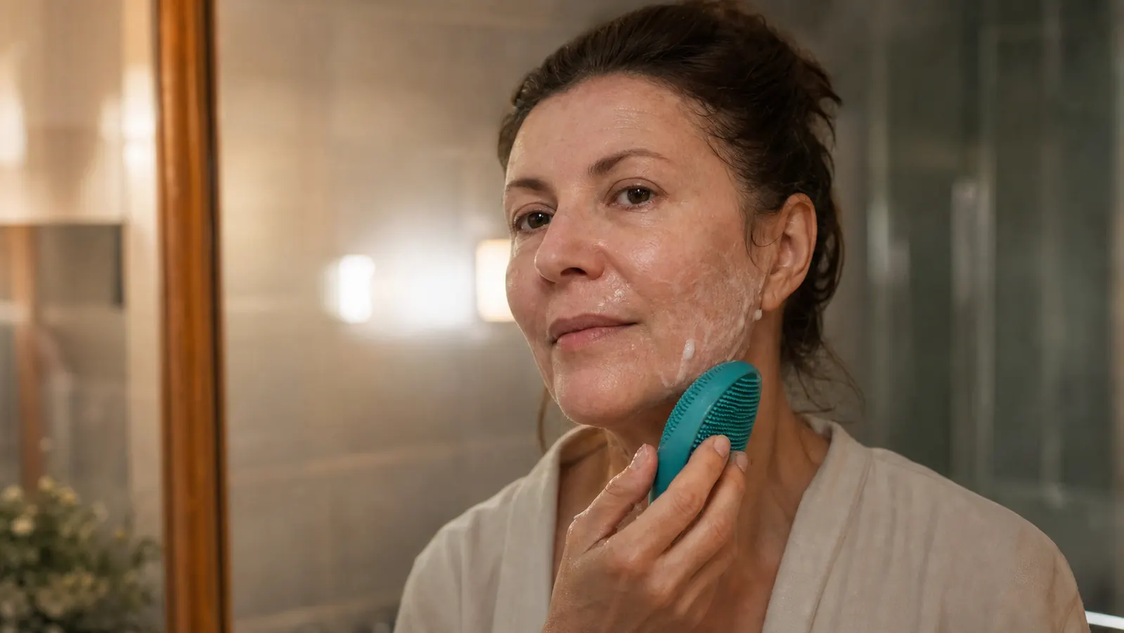 How to Deep Clean Clogged Pores (Cleansing Brush Routine)